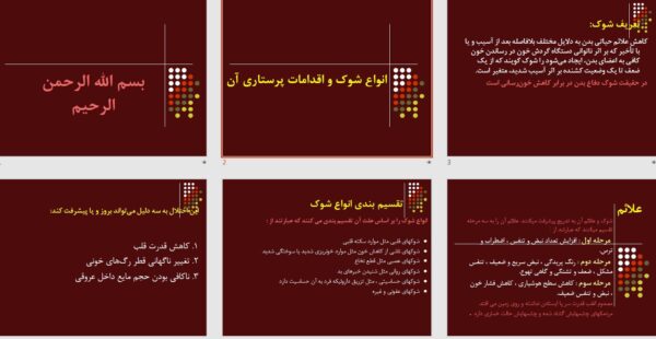 پاورپوینت انواع شوك و اقدامات پرستاری آن - تصویر 2