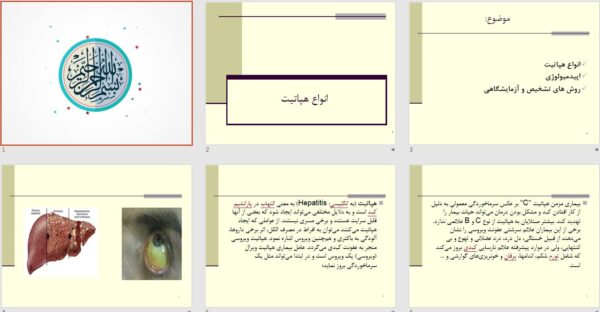 پاورپوینت پرستاری انواع هپاتیت